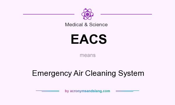 What does EACS mean? It stands for Emergency Air Cleaning System