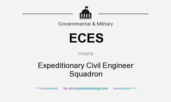 What does ECES mean? It stands for Expeditionary Civil Engineer Squadron