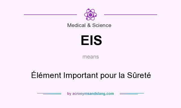 What does EIS mean? It stands for Élément Important pour la Sûreté