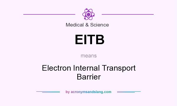 What does EITB mean? It stands for Electron Internal Transport Barrier