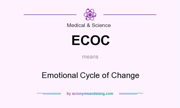 What does ECOC mean? It stands for Emotional Cycle of Change