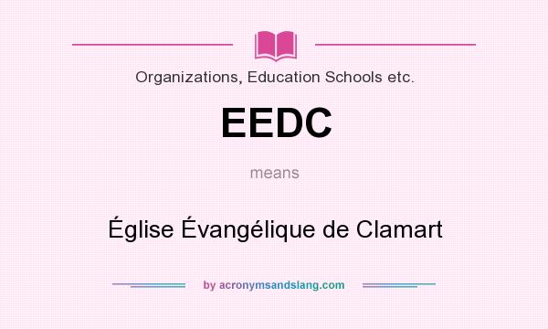 What does EEDC mean? It stands for Église Évangélique de Clamart