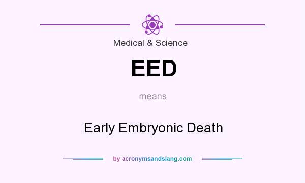What does EED mean? It stands for Early Embryonic Death
