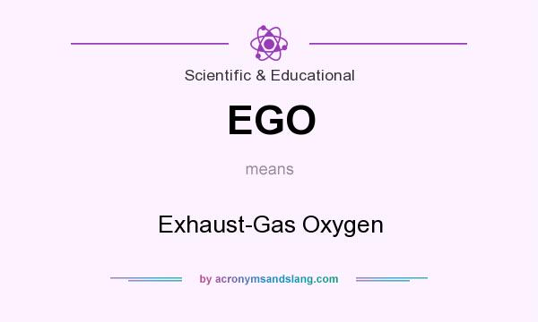 What does EGO mean? It stands for Exhaust-Gas Oxygen