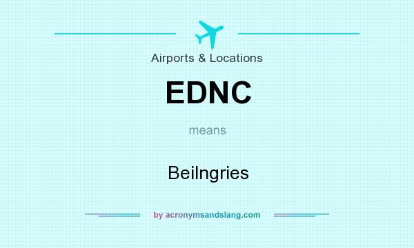 What does EDNC mean? It stands for Beilngries