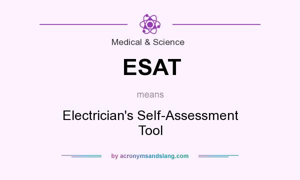What does ESAT mean? It stands for Electrician`s Self-Assessment Tool