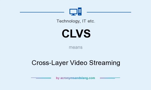 What does CLVS mean? It stands for Cross-Layer Video Streaming