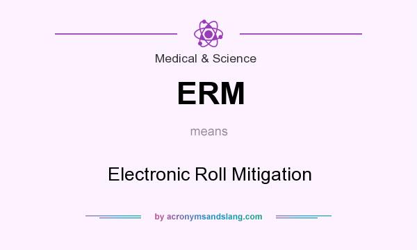 What does ERM mean? It stands for Electronic Roll Mitigation