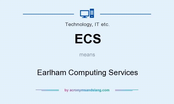 What does ECS mean? It stands for Earlham Computing Services