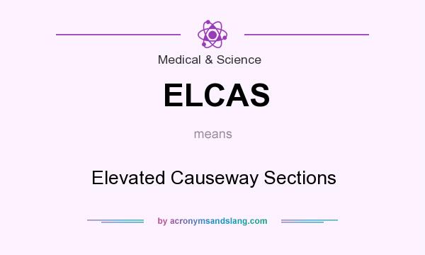 What does ELCAS mean? It stands for Elevated Causeway Sections