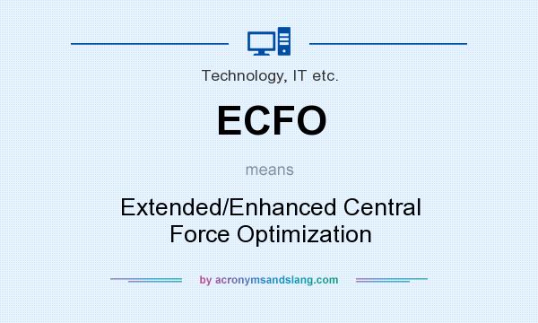 What does ECFO mean? It stands for Extended/Enhanced Central Force Optimization