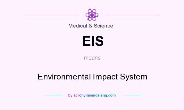 What does EIS mean? It stands for Environmental Impact System