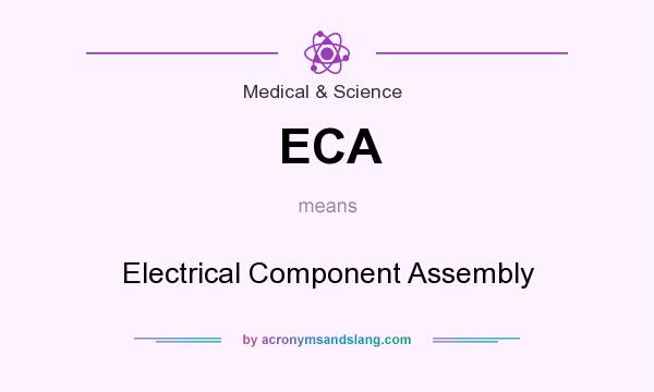 What does ECA mean? It stands for Electrical Component Assembly