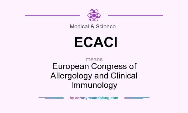 What does ECACI mean? It stands for European Congress of Allergology and Clinical Immunology