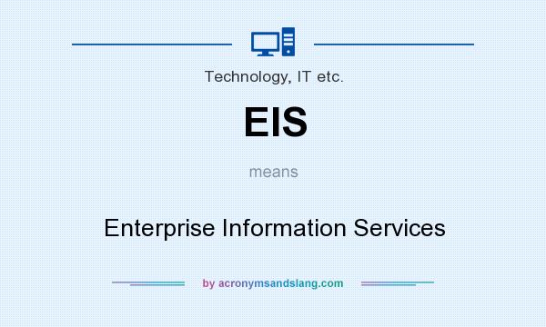 What does EIS mean? It stands for Enterprise Information Services