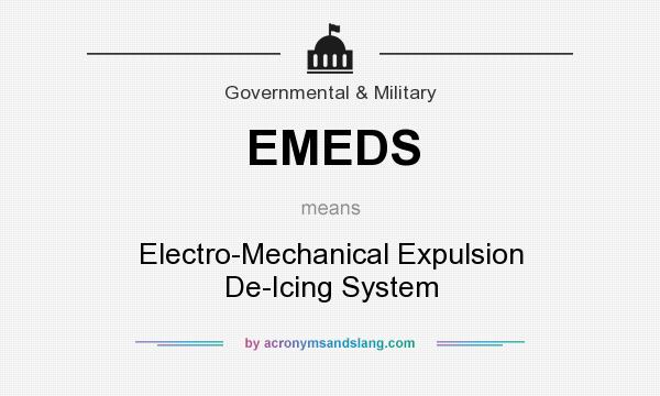 What does EMEDS mean? It stands for Electro-Mechanical Expulsion De-Icing System