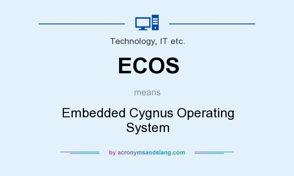 What does ECOS mean? It stands for Embedded Cygnus Operating System