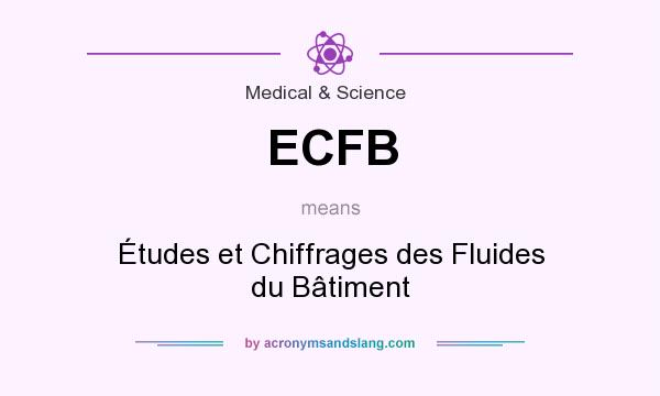 What does ECFB mean? It stands for Études et Chiffrages des Fluides du Bâtiment
