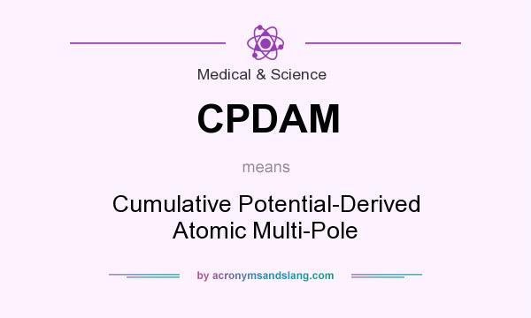 What does CPDAM mean? It stands for Cumulative Potential-Derived Atomic Multi-Pole