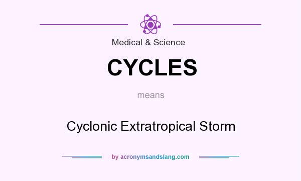 What does CYCLES mean? It stands for Cyclonic Extratropical Storm