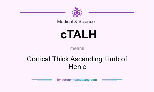 What does cTALH mean? It stands for Cortical Thick Ascending Limb of Henle