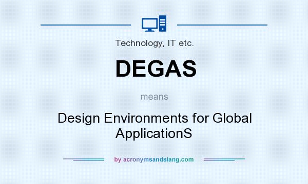 What does DEGAS mean? It stands for Design Environments for Global ApplicationS
