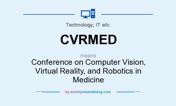 What does CVRMED mean? It stands for Conference on Computer Vision, Virtual Reality, and Robotics in Medicine