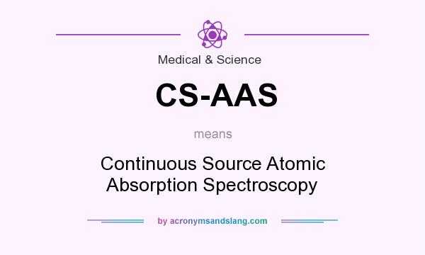 What does CS-AAS mean? It stands for Continuous Source Atomic Absorption Spectroscopy
