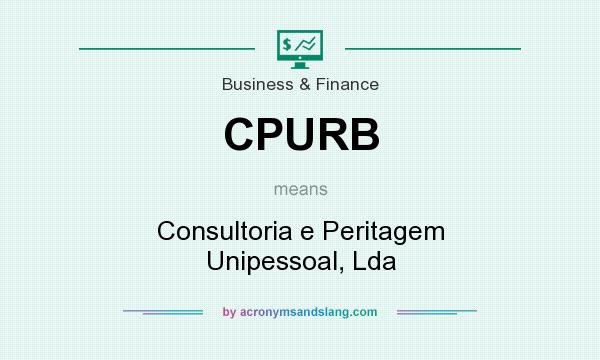 What does CPURB mean? It stands for Consultoria e Peritagem Unipessoal, Lda