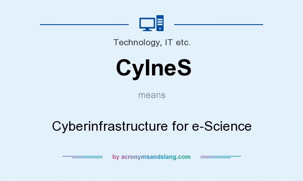What does CyIneS mean? It stands for Cyberinfrastructure for e-Science