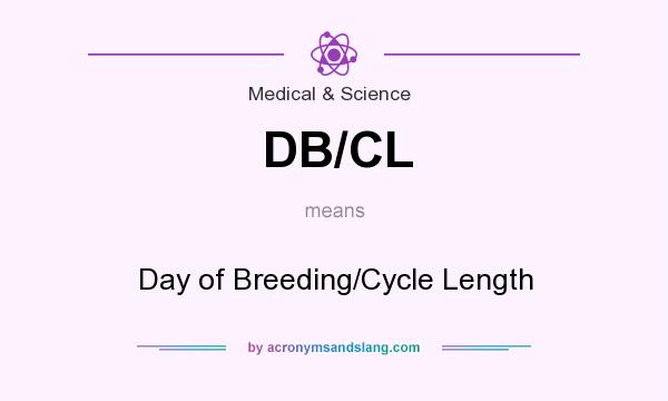 What does DB/CL mean? It stands for Day of Breeding/Cycle Length