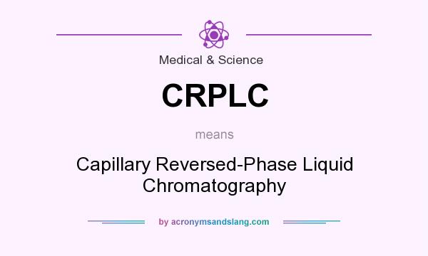What does CRPLC mean? It stands for Capillary Reversed-Phase Liquid Chromatography