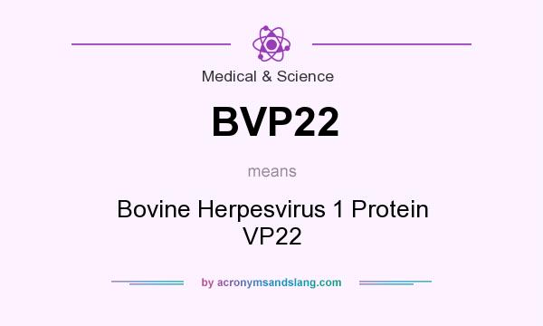 What does BVP22 mean? It stands for Bovine Herpesvirus 1 Protein VP22