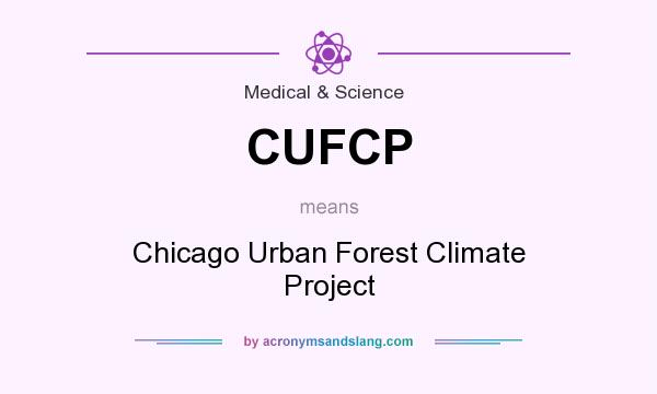 What does CUFCP mean? It stands for Chicago Urban Forest Climate Project