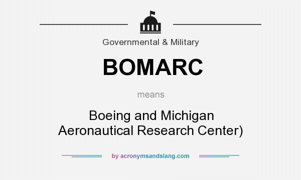 What does BOMARC mean? It stands for Boeing and Michigan Aeronautical Research Center)