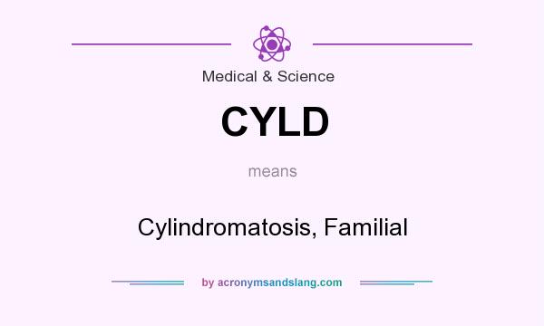 What does CYLD mean? It stands for Cylindromatosis, Familial