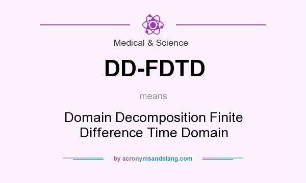 What does DD-FDTD mean? It stands for Domain Decomposition Finite Difference Time Domain