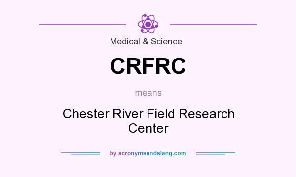 What does CRFRC mean? It stands for Chester River Field Research Center