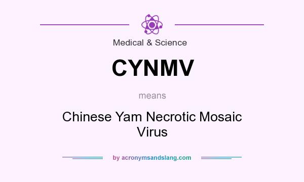 What does CYNMV mean? It stands for Chinese Yam Necrotic Mosaic Virus