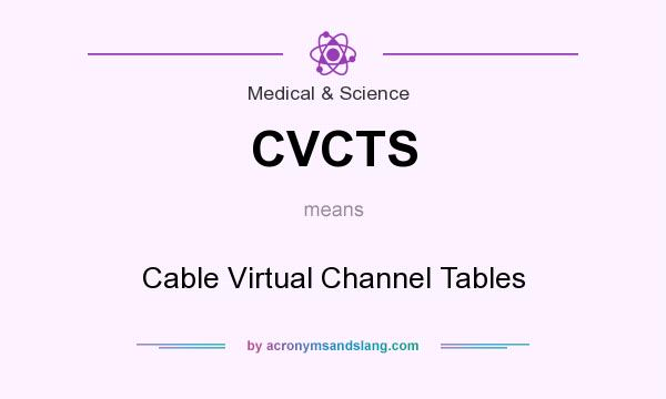 What does CVCTS mean? It stands for Cable Virtual Channel Tables