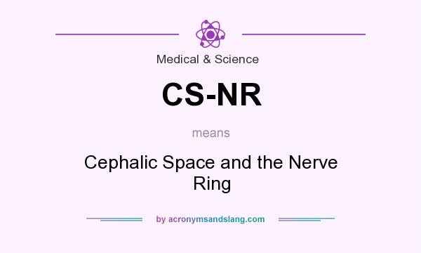 What does CS-NR mean? It stands for Cephalic Space and the Nerve Ring