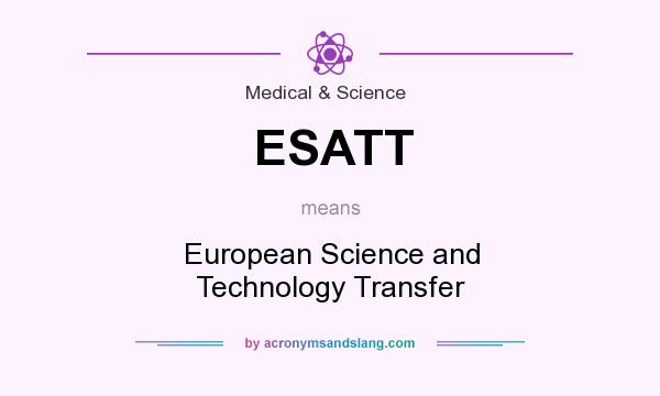 What does ESATT mean? It stands for European Science and Technology Transfer