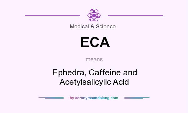 What does ECA mean? It stands for Ephedra, Caffeine and Acetylsalicylic Acid