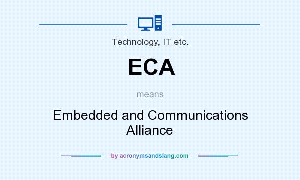 What does ECA mean? It stands for Embedded and Communications Alliance