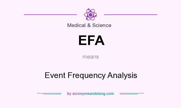 What does EFA mean? It stands for Event Frequency Analysis