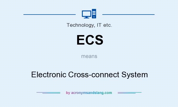 What does ECS mean? It stands for Electronic Cross-connect System