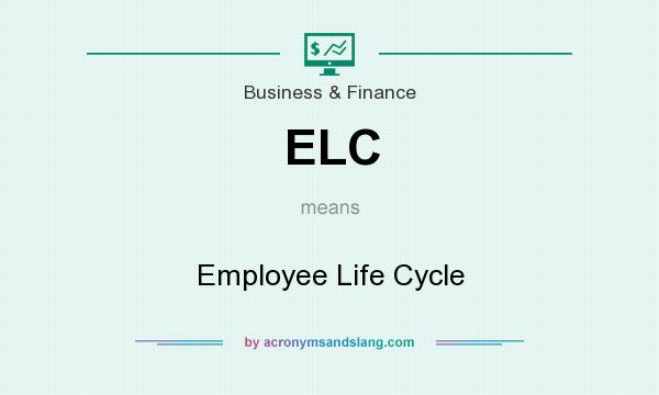 What does ELC mean? It stands for Employee Life Cycle