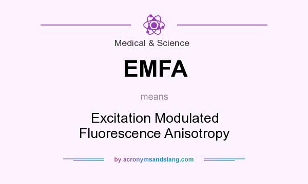 What does EMFA mean? It stands for Excitation Modulated Fluorescence Anisotropy