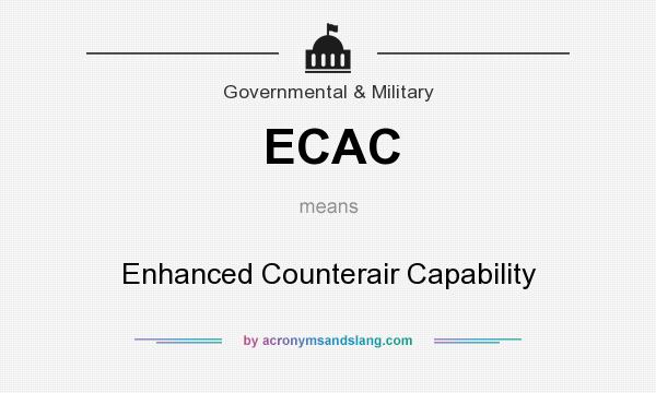 What does ECAC mean? It stands for Enhanced Counterair Capability