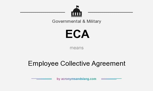 What does ECA mean? It stands for Employee Collective Agreement